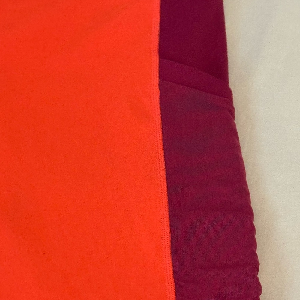 Fabletics Women's Vibrant Orange Redish Leggings - Size L - Picture 2 of 7